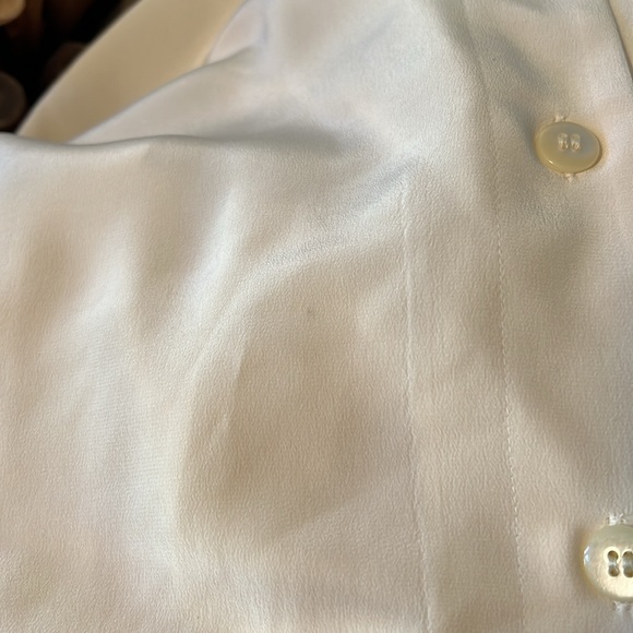 Moda Int’l Vintage gorgeous matching silk top and crinkle skirt M - Picture 7 of 8